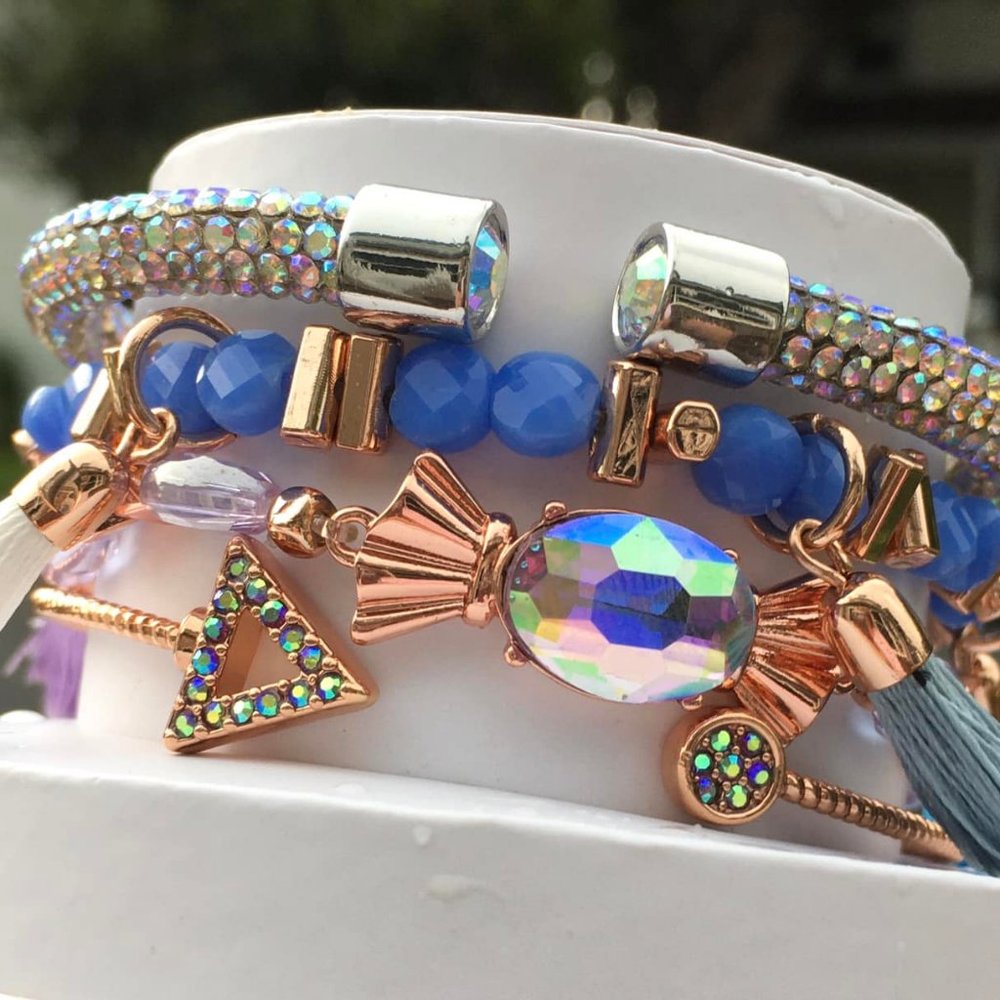Bomb Party Bracelet Stack | Candy Shimmer